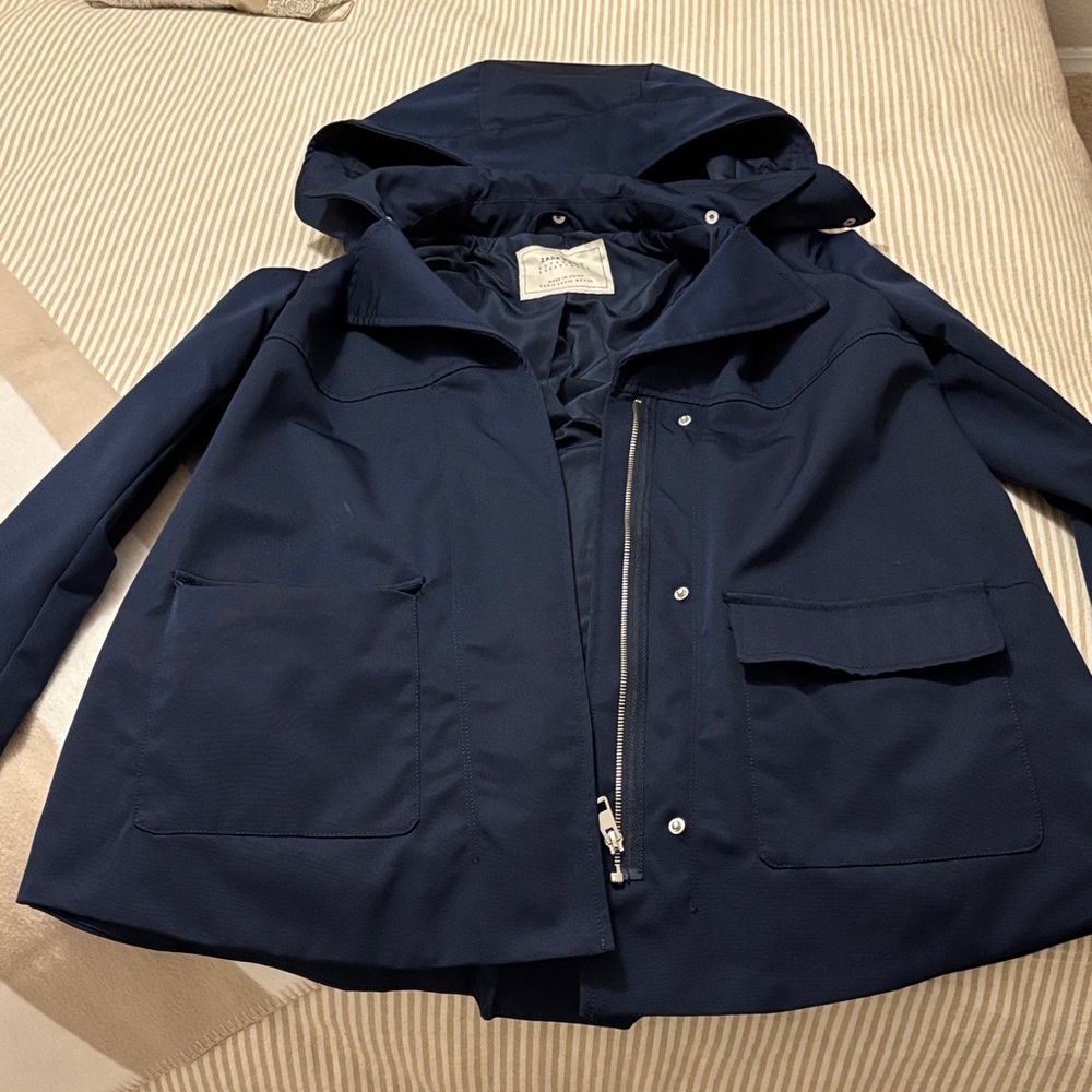 H&M Navy Utility Jacket